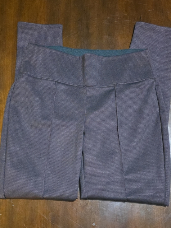 Nine West Pants - Nine West Women's Legging Trousers — Maroon Charcoal